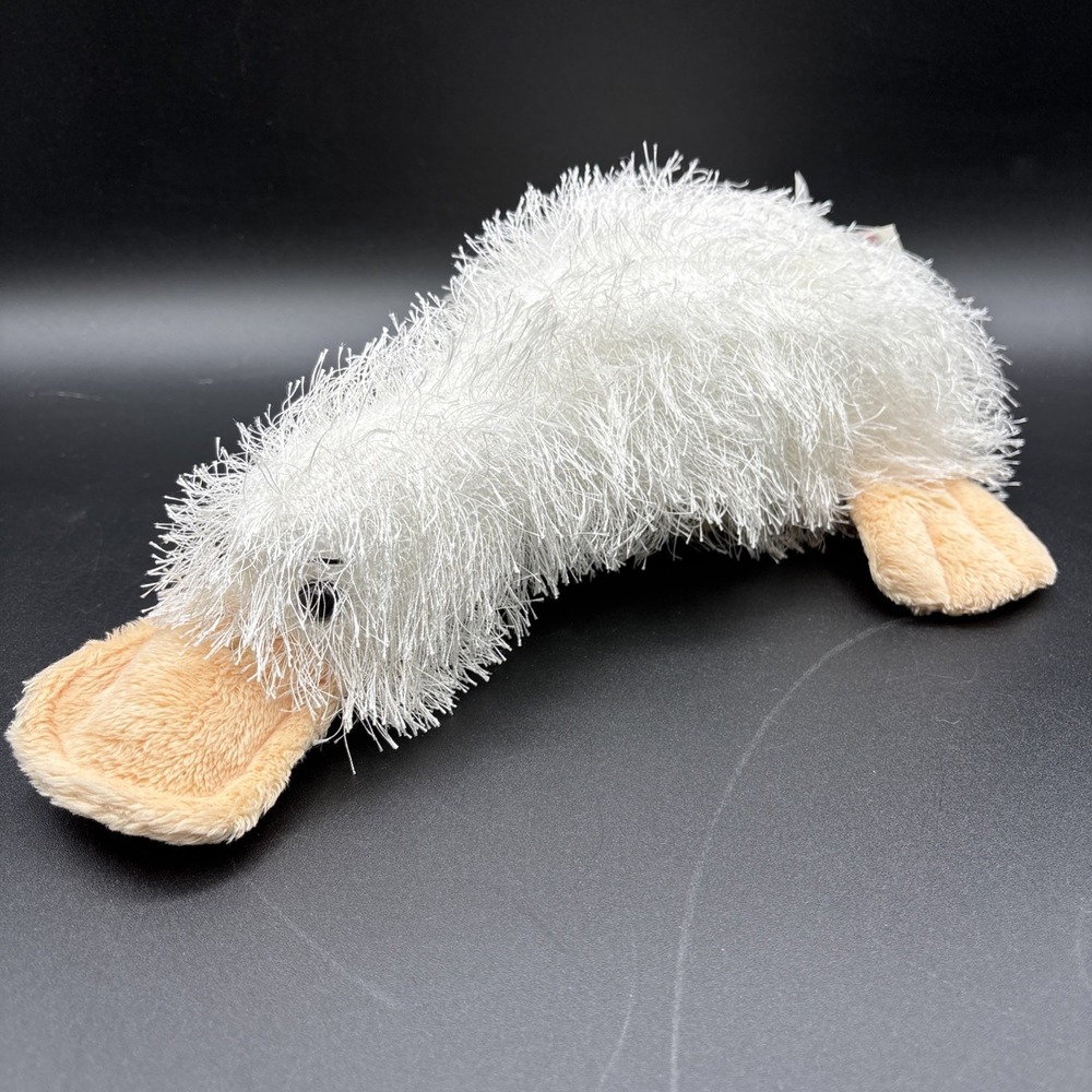 Webkinz Googles White Platypus Plush 11" Stuffed Animal NO CODE HM021